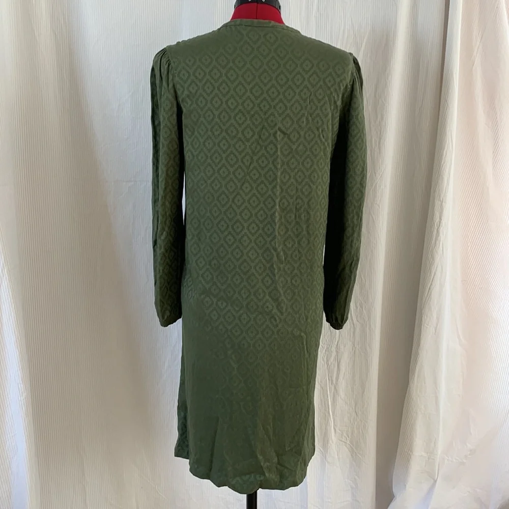 A.P.C. Paris green embossed French designer tunic dresss - Picture 10 of 11